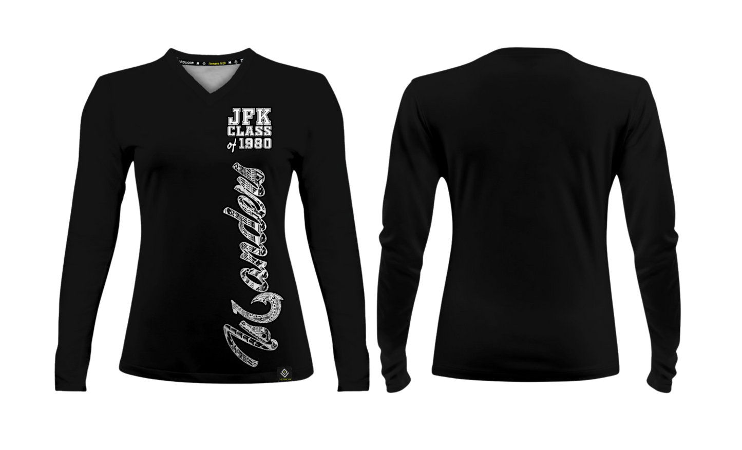 JFK CLASS OF 1980 REUNION Sublimated Women's Long Sleeve