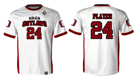 HAGA OUTLAWS Sublimated Men's T-shirt (White)
