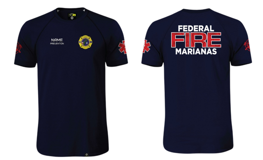 FEDERAL FIRE MARIANAS Sublimated Raglan T-shirt (PREVENTION)