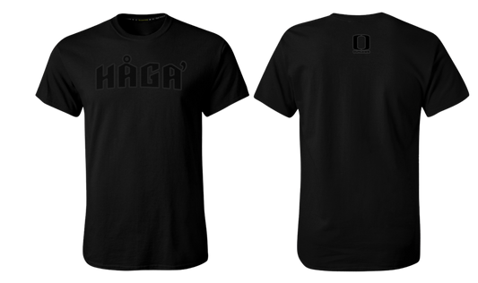 HAGA OUTLAWS Screen Print T-shirt (Haga Black)