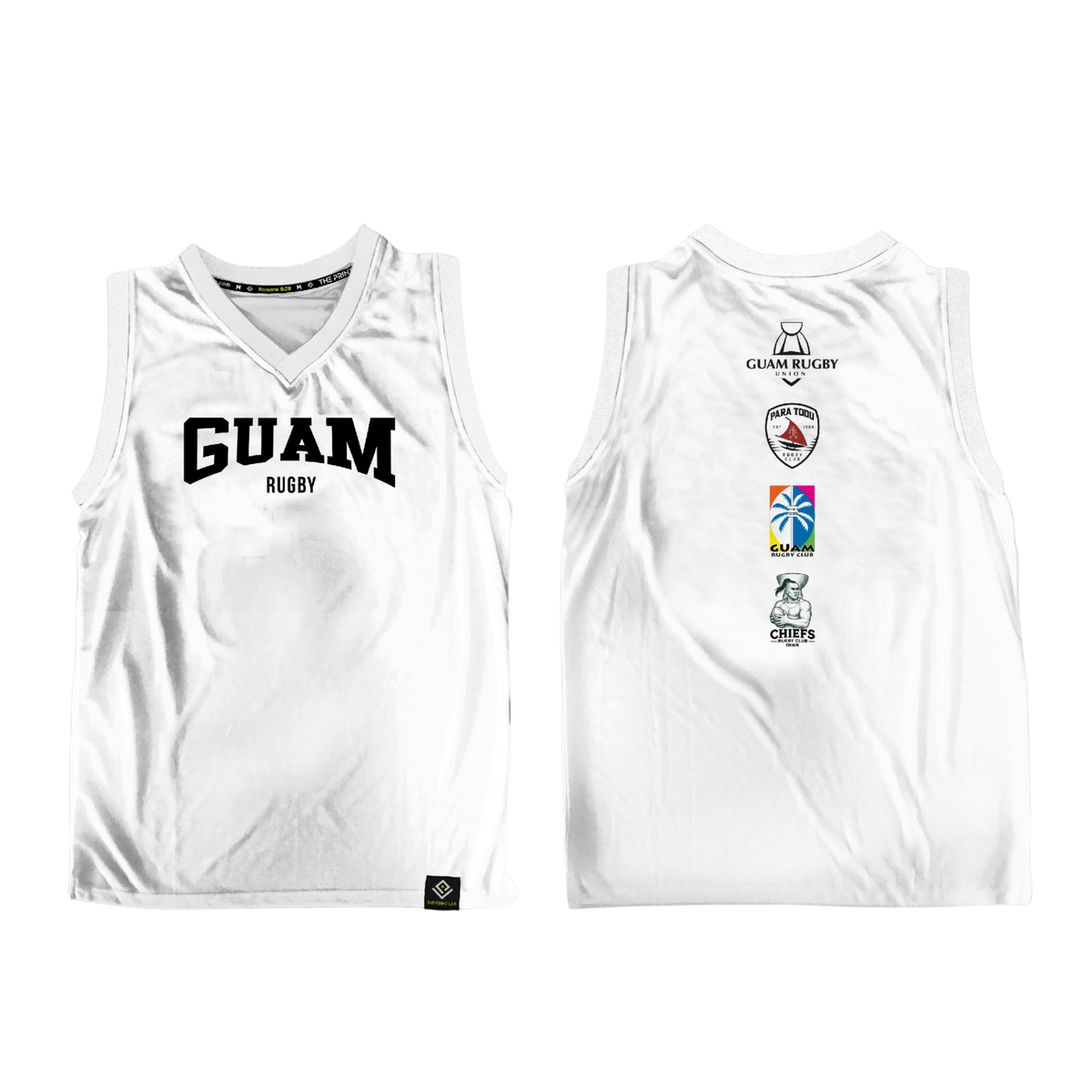 GUAM RUGBY Sublimated Men's Tank Top (White)