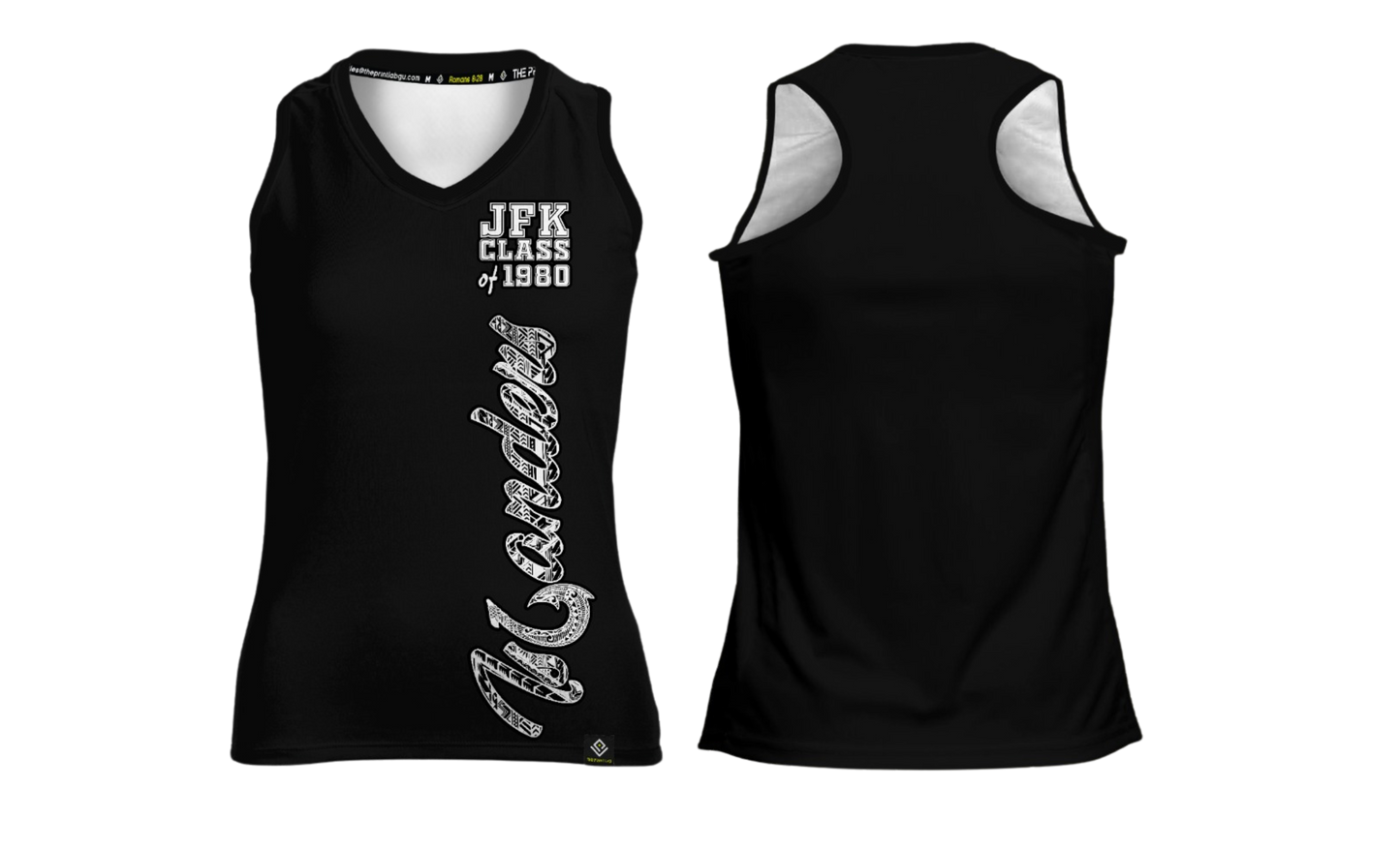 JFK CLASS OF 1980 REUNION Sublimated Women's Racer Back