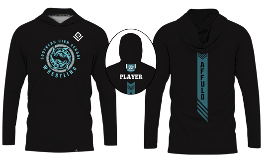 SOUTHERN HIGH WRESTLING Sublimated Men's Long Sleeve with Hood
