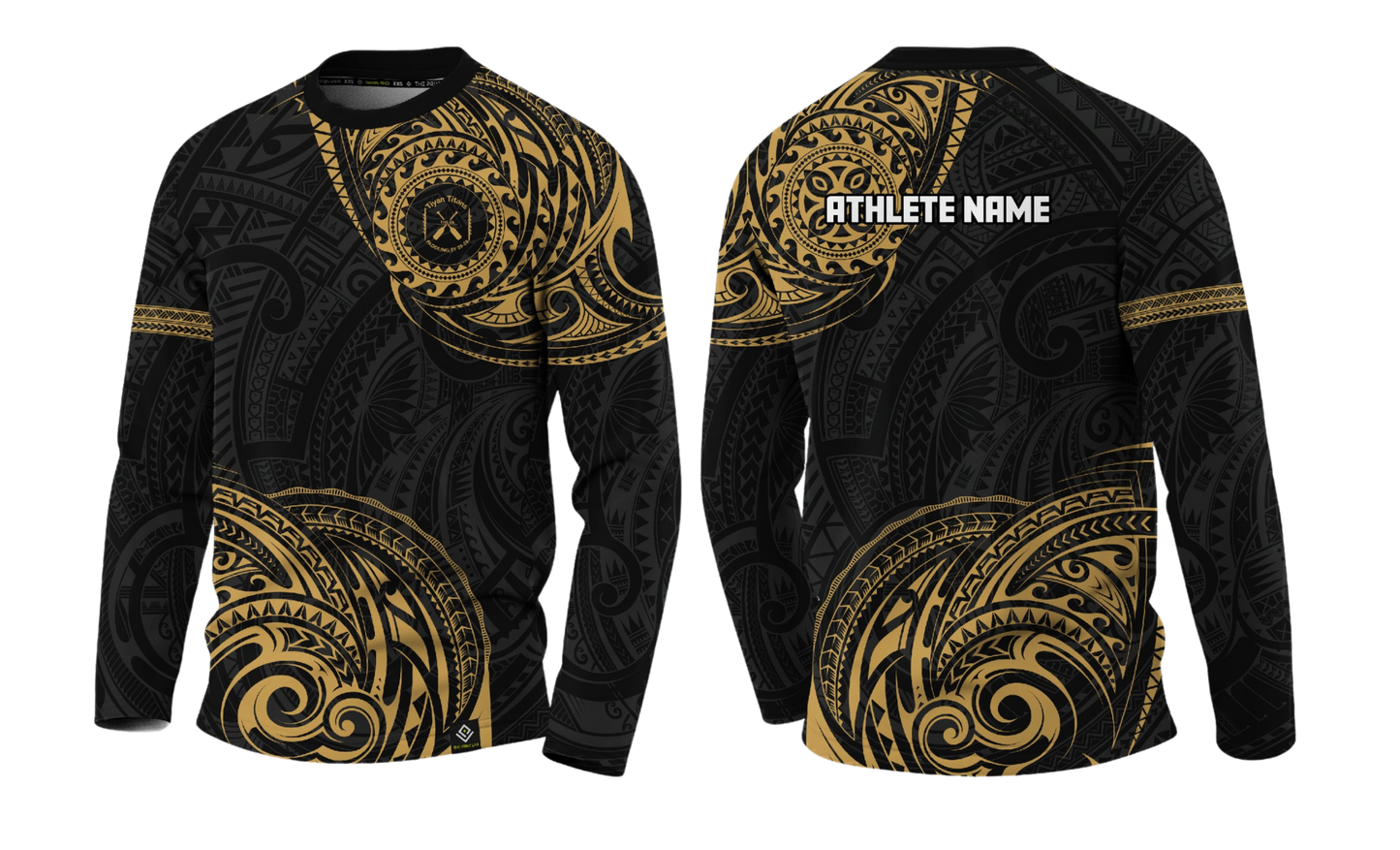 TIYAN HIGHSCHOOL PADDLING TEAM - Sublimated Men's Long Sleeve