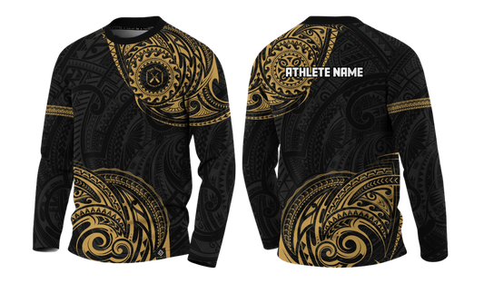 TIYAN HIGHSCHOOL PADDLING TEAM - Sublimated Men's Long Sleeve