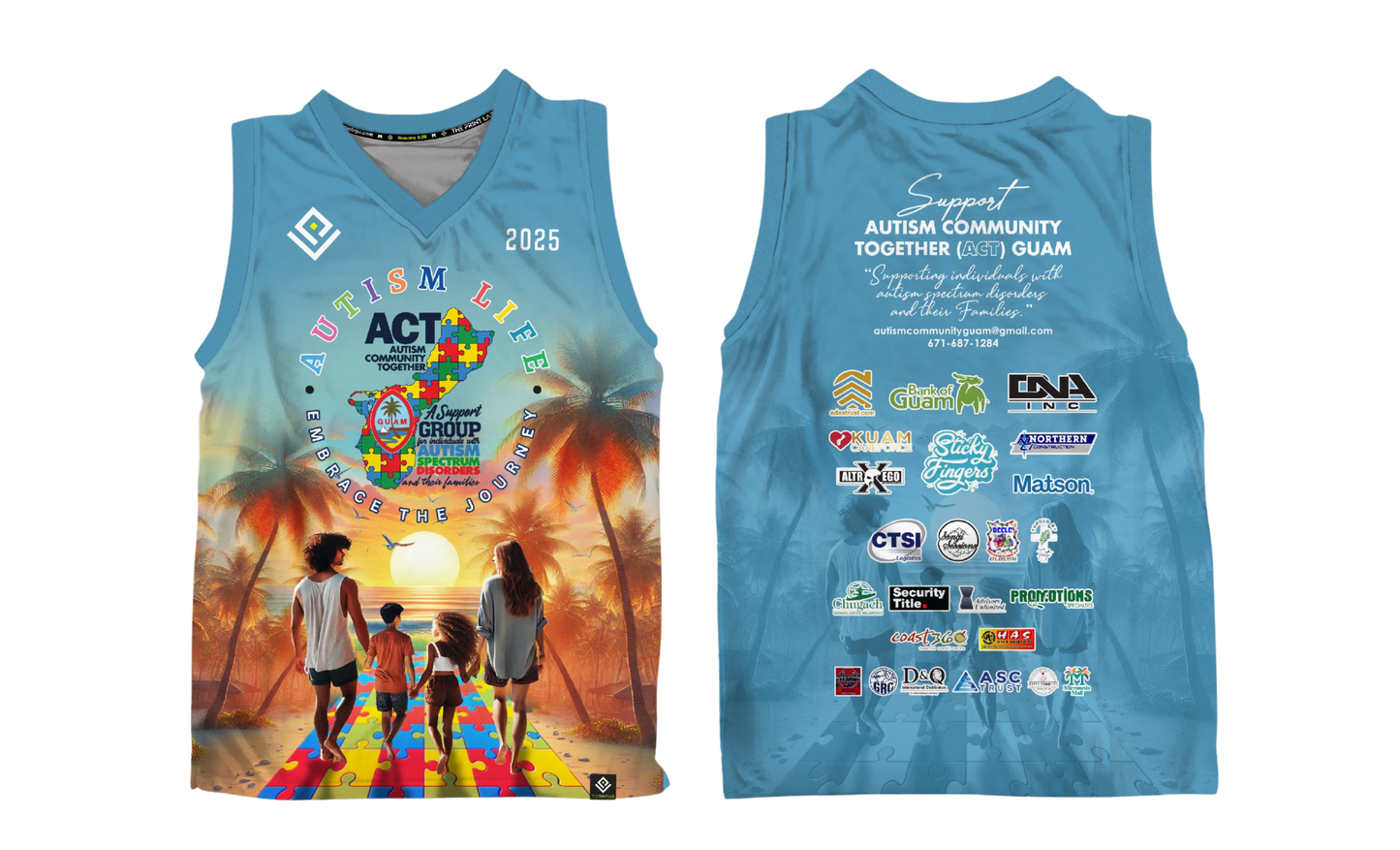 AUTISM COMMUNITY TOGETHER Sublimated Men's Tank Top