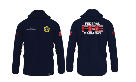FEDERAL FIRE MARIANAS Sublimated Lightweight Windbreaker Jacket (FIREFIGHTER/PARAMEDIC)