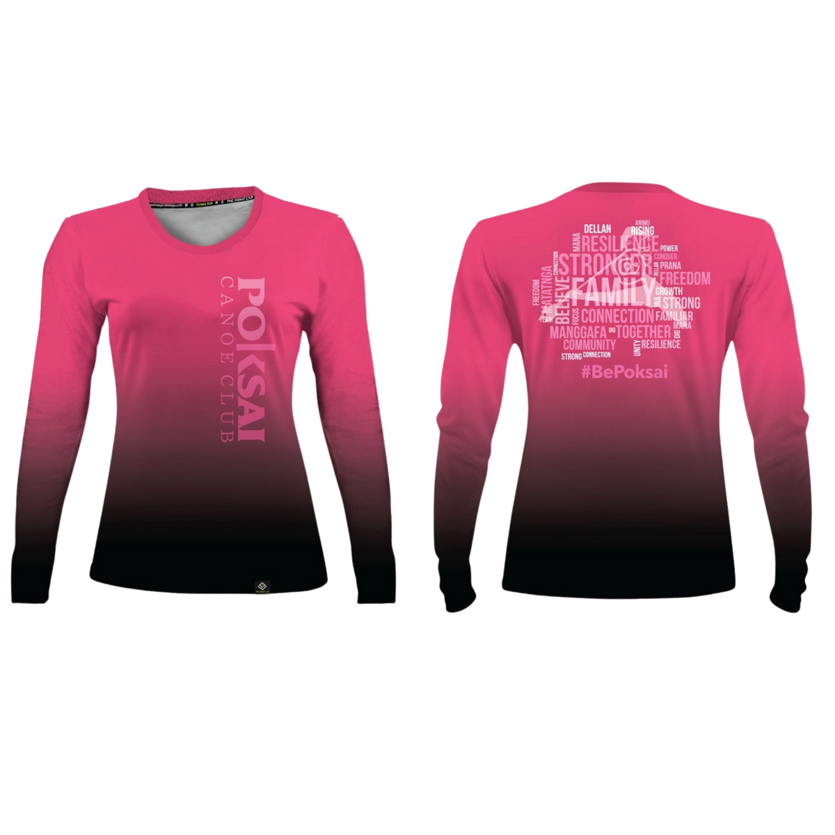 POKSAI CANAOE Sublimated Women's Long Sleeve