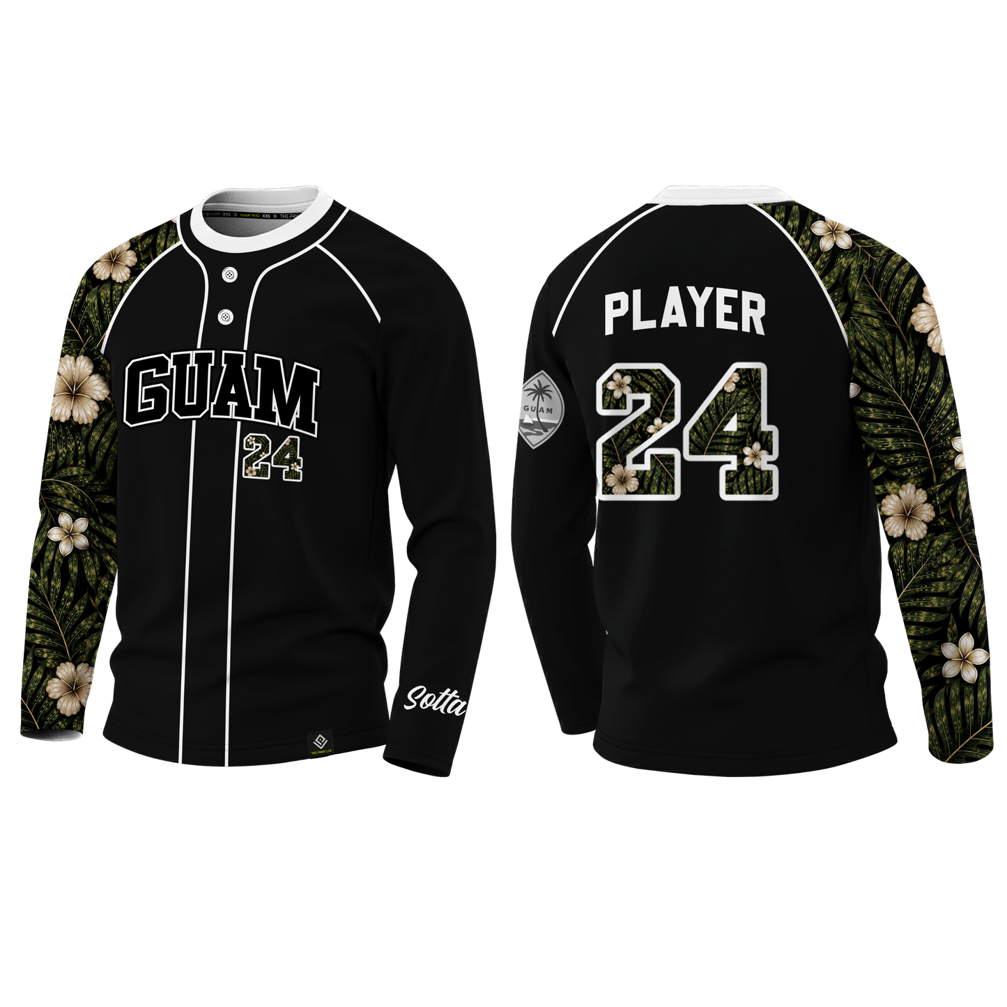 SOTTA SOFTBALL Sublimated Men's Long Sleeve (Black)