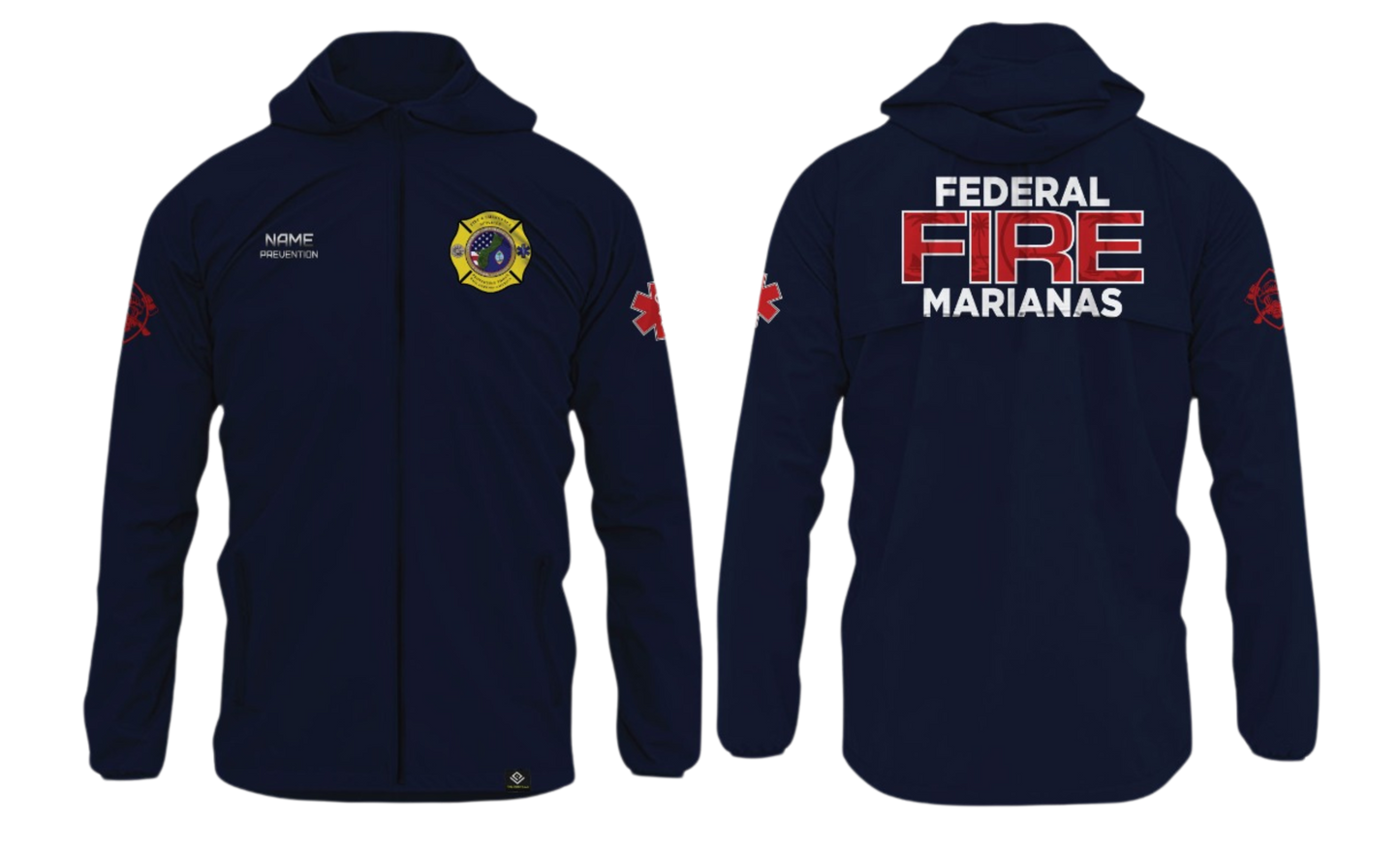 FEDERAL FIRE MARIANAS Sublimated Windbreaker Jacket (PREVENTION)