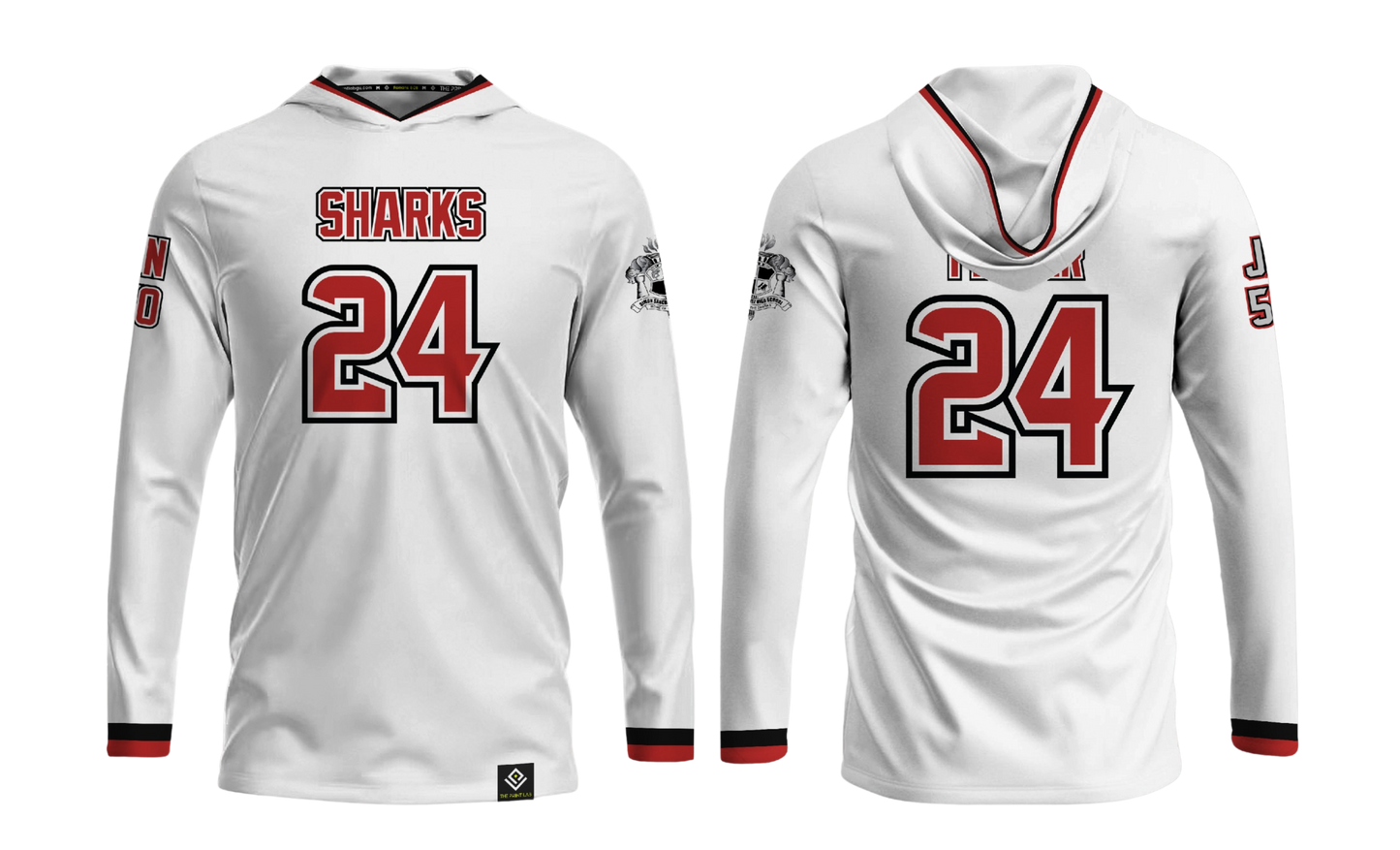 SIMON SANCHEZ FOOTBALL Sublimated Long Sleeve with Hood