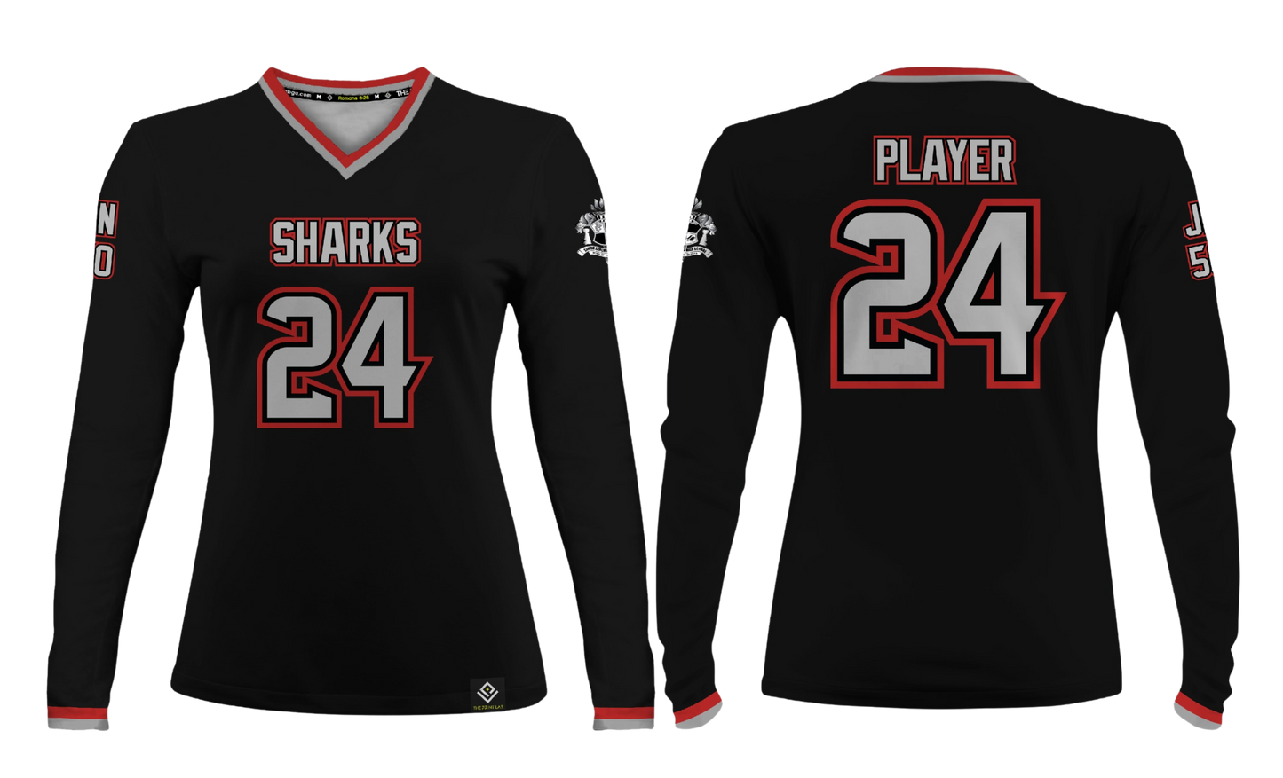 SIMON SANCHEZ FOOTBALL Sublimated Women's Long Sleeve