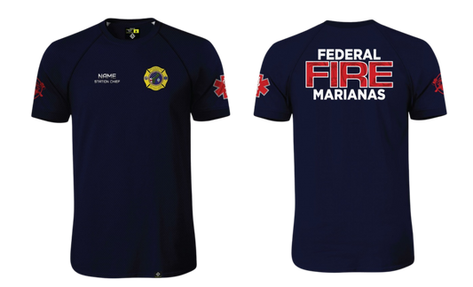 FEDERAL FIRE MARIANAS Sublimated Raglan T-shirt (STATION CHIEF)