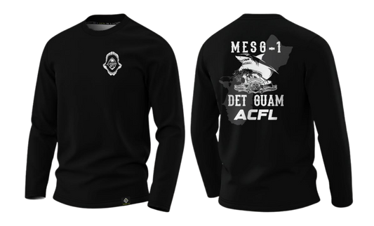 MESG -1 COMMAND FITNESS LEADER Men's Sublimated Long Sleeve (Black)