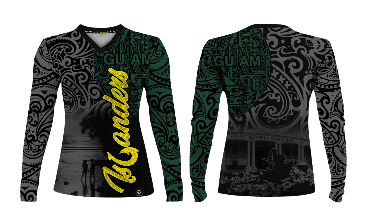 JFK CLASS OF 1980 REUNION Sublimated Women's Long Sleeve