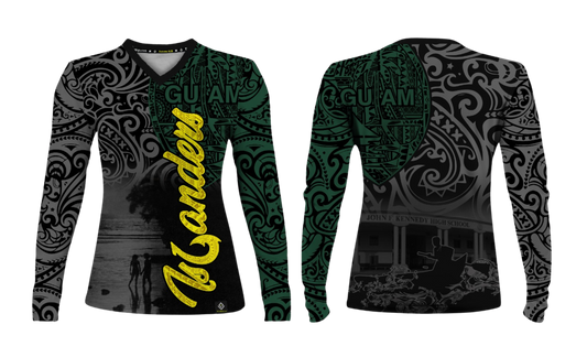 JFK CLASS OF 1980 REUNION Sublimated Women's Long Sleeve