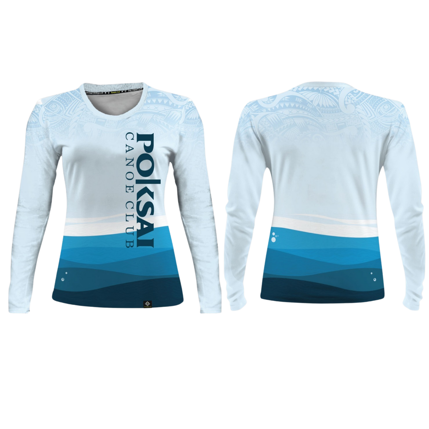POKSAI CANAOE Sublimated Women's Long Sleeve