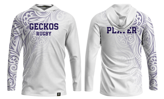 GWHS GIRLS RUGBY Sublimated Men's Long Sleeve with Hood