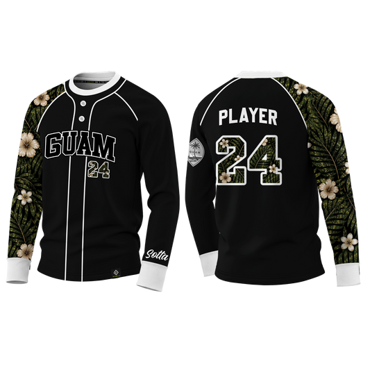 SOTTA SOFTBALL Sublimated Men's Long Sleeve with Cuff (Black)