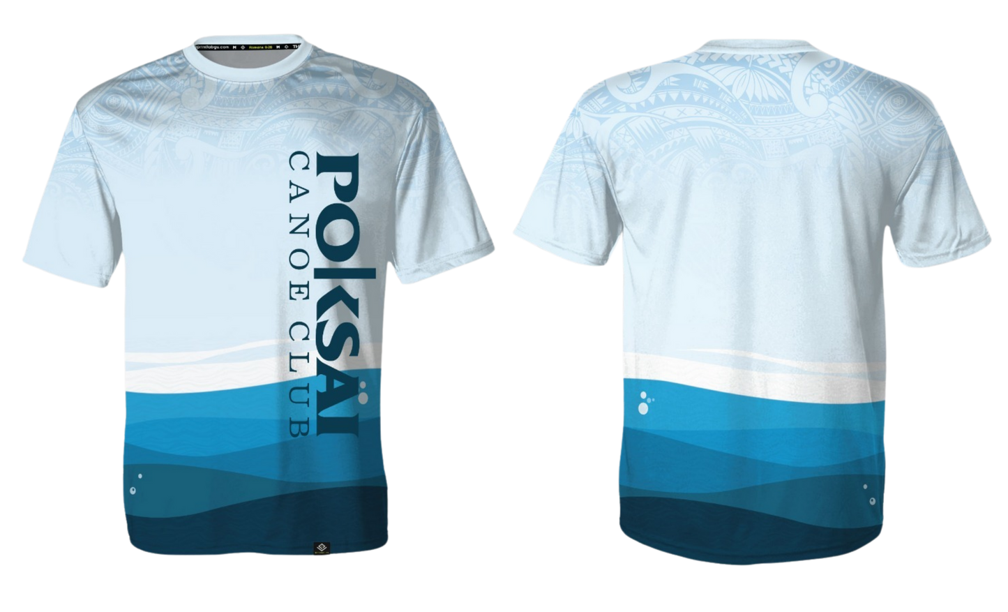 POKSAI CANAOE Sublimated Men's T-shirt