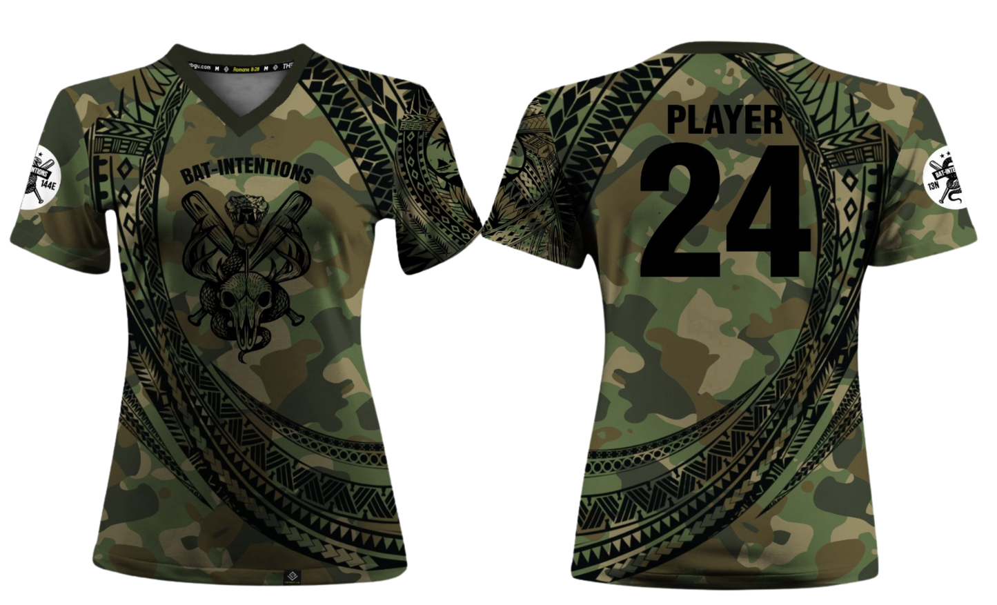 BAT INTENTIONS Sublimated Dri Fit Women's T-shirt