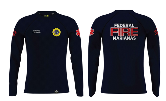 FEDERAL FIRE MARIANAS Sublimated Raglan Long Sleeve (LIEUTENANT)