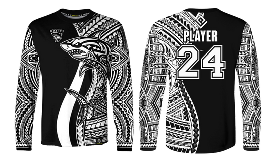 SSHS RUGBY Sublimated Men's Long Sleeve (Black)