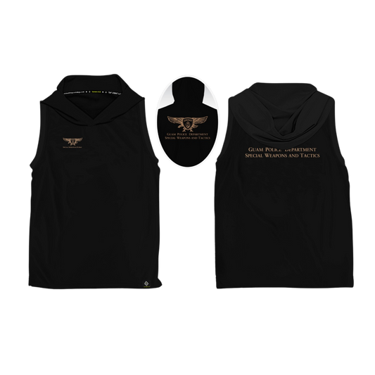 GUAM POLICE DEPT. Sublimated Men's Tank Top with Hood (SPECIAL OPERATION BUREAU)