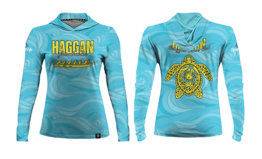 HAGGAN FAMALAO'AN Women's Sublimated Long Sleeve with Hood