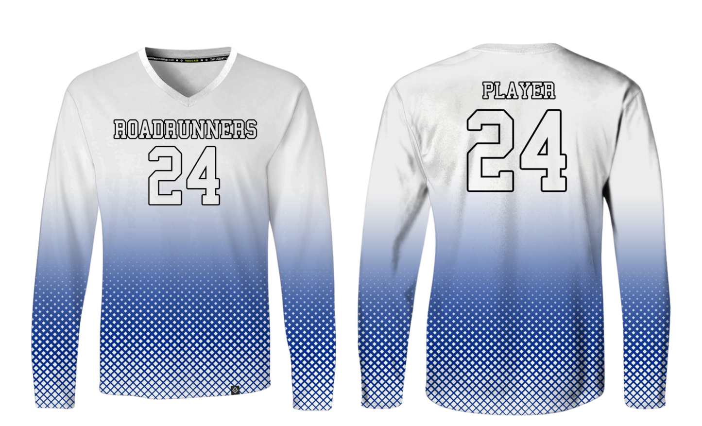 ROADRUNNERS GIRLS VOLLEYBALL (HOME JERSEY) Sublimated Long Sleeve
