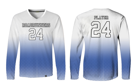 ROADRUNNERS GIRLS VOLLEYBALL (HOME JERSEY) Sublimated Long Sleeve