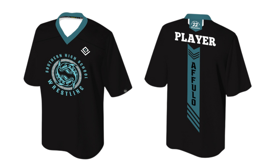 SOUTHERN HIGH WRESTLING Sublimated Fan Jersey