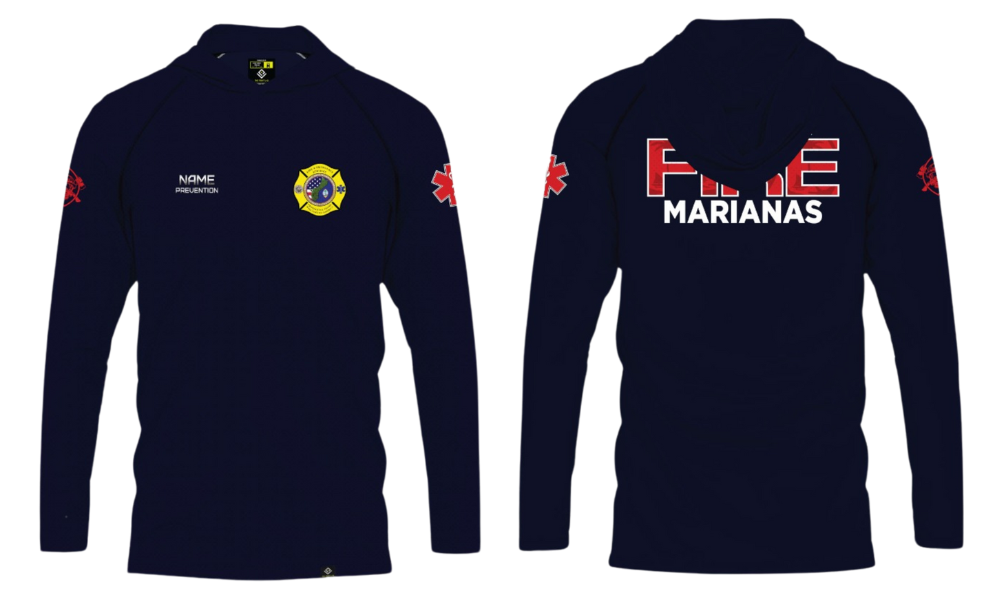 FEDERAL FIRE MARIANAS Sublimated Long Sleeve with Hood (PREVENTION)