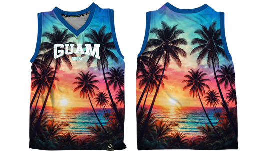 GUAM RUGBY Sublimated Men's Tank Top (Blue)