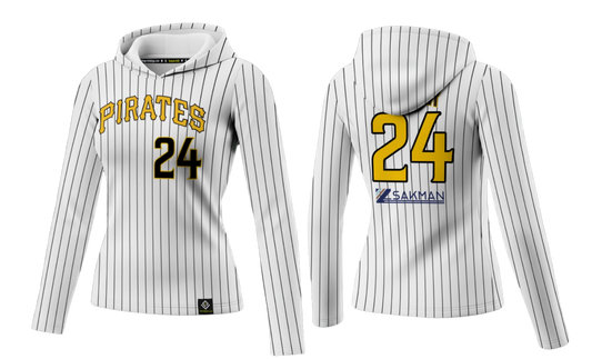 PIRATES Sublimated Women's Long Sleeve with Hood