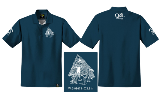ANDERSEN FAMILY HOUSING Sublimated Men's Polo (Navy Blue)