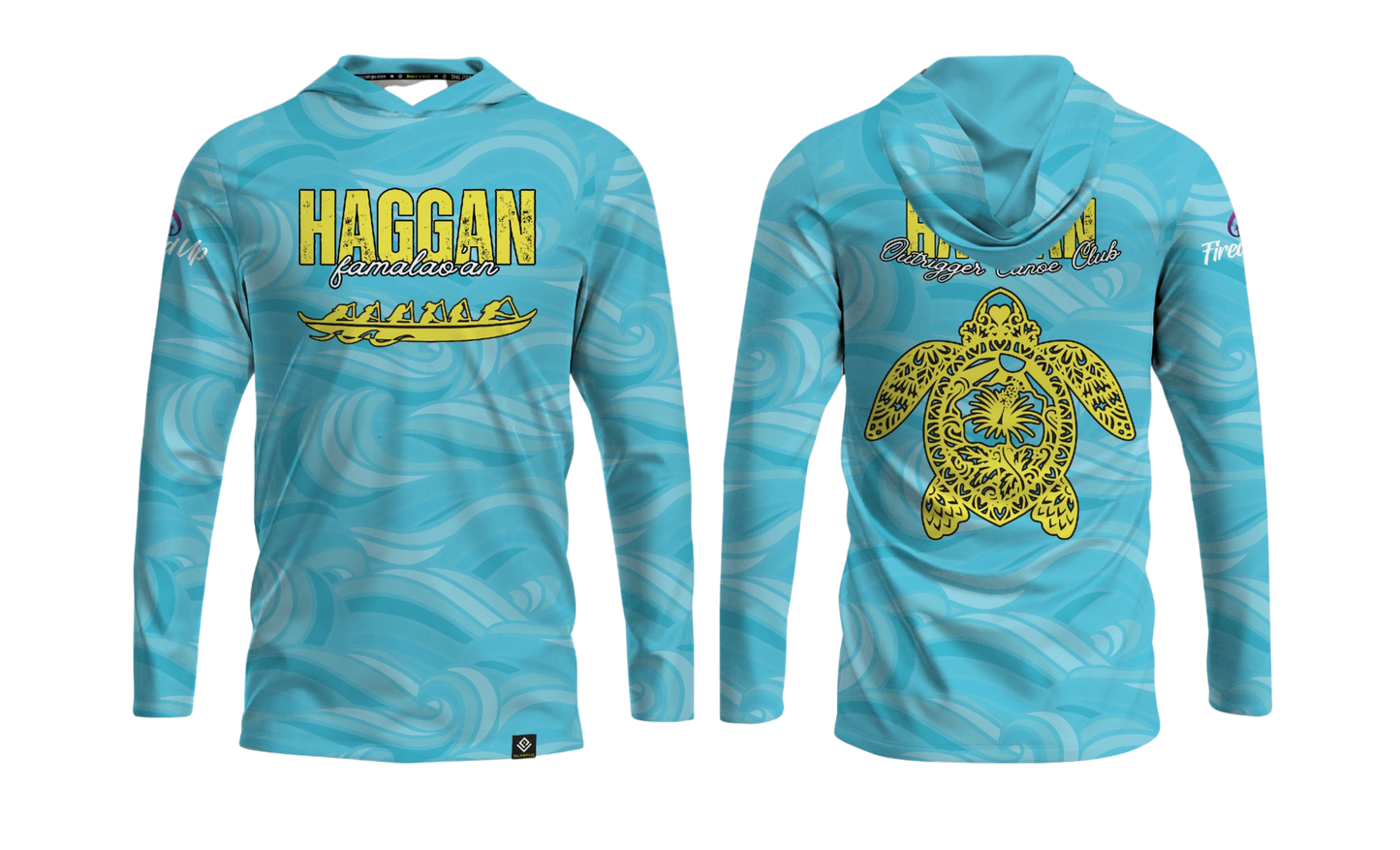 HAGGAN FAMALAO'AN Men's Sublimated Long Sleeve with Hood