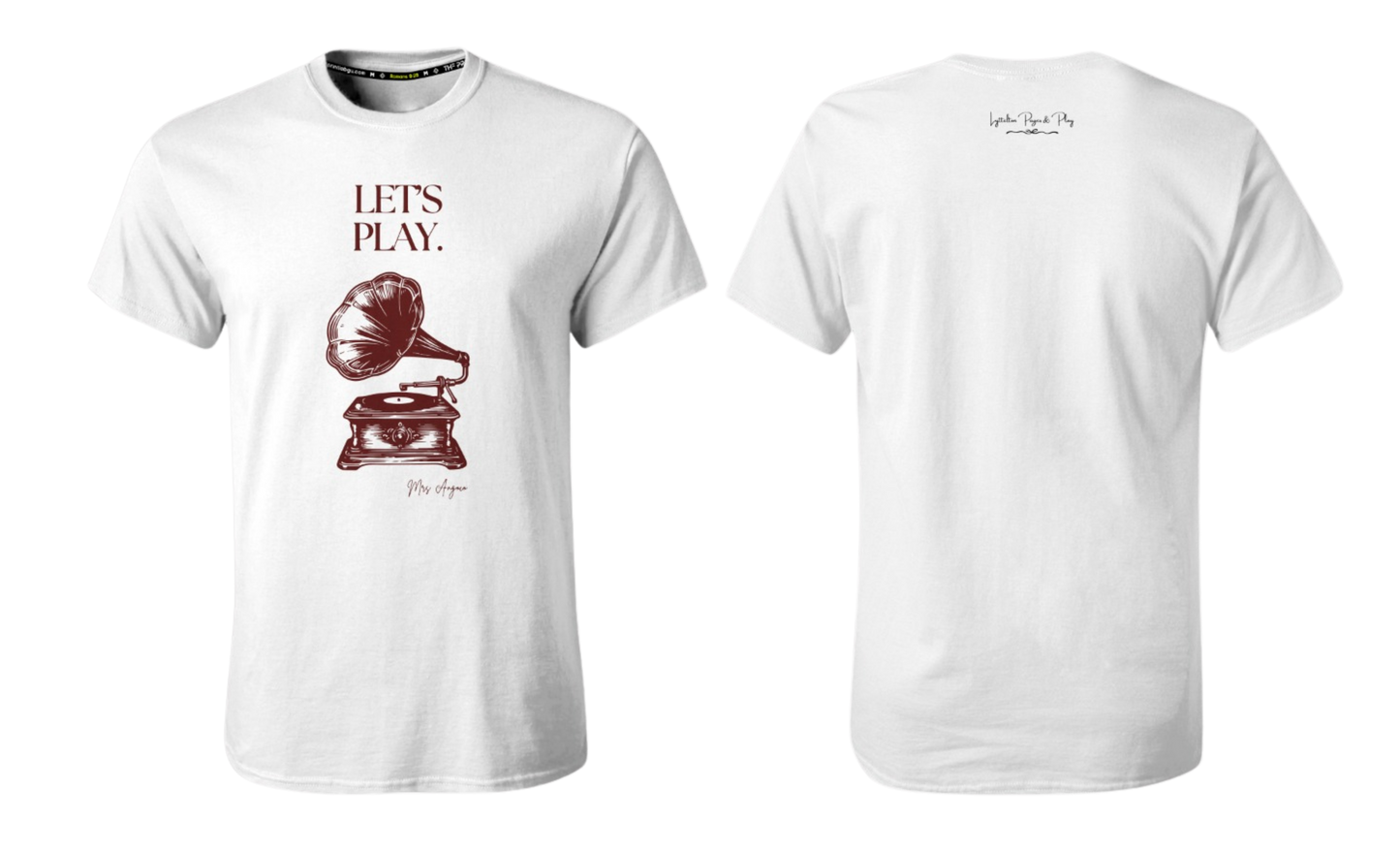 LYTELLTON PAGES & PLAY Screen Print T-shirt (Let's Play)