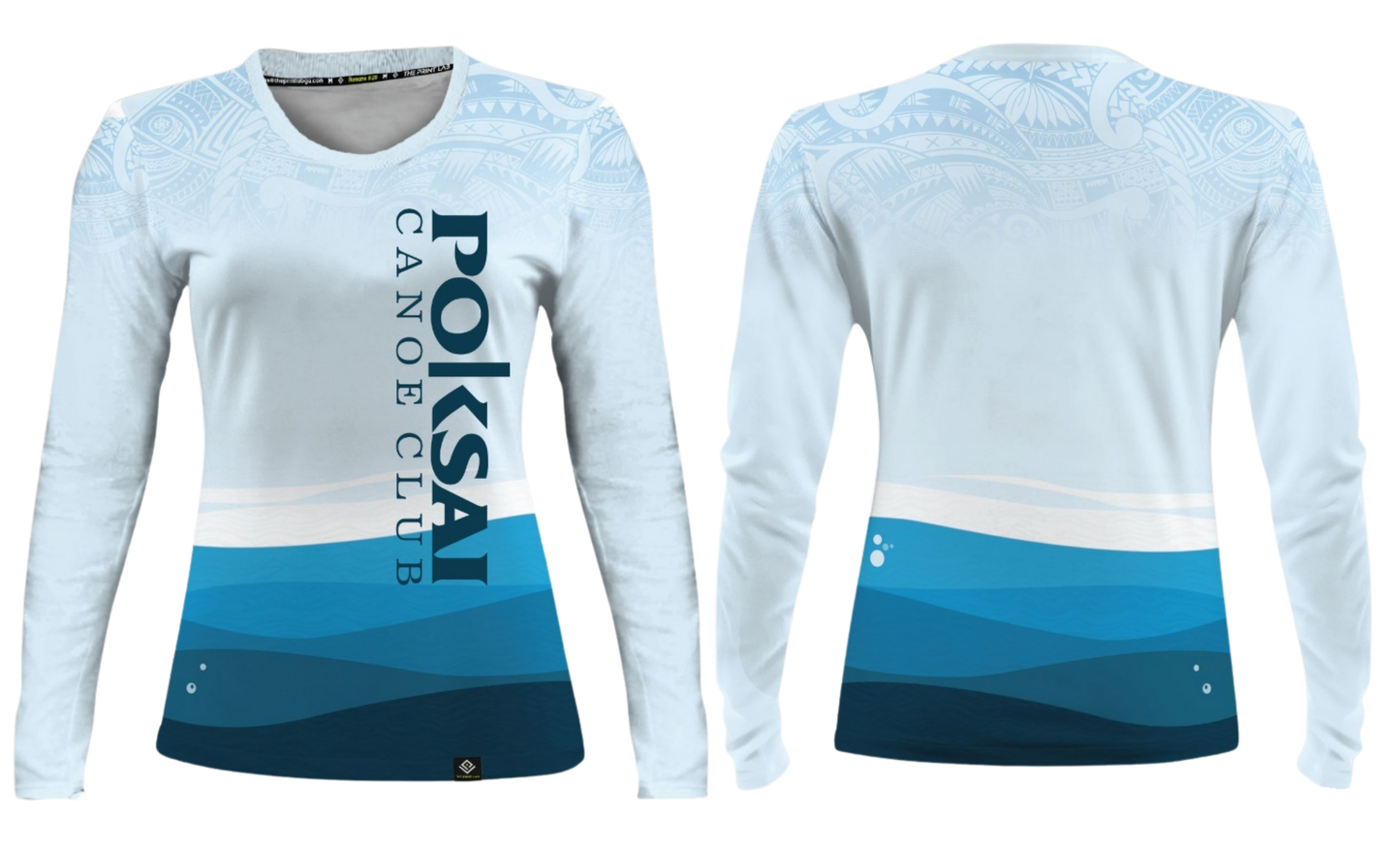 POKSAI CANAOE Sublimated Women's Long Sleeve