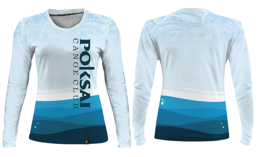 POKSAI CANAOE Sublimated Women's Long Sleeve