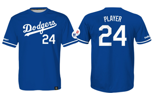 GUAM DODGERS Sublimated Men's T-shirt (Royal Blue)