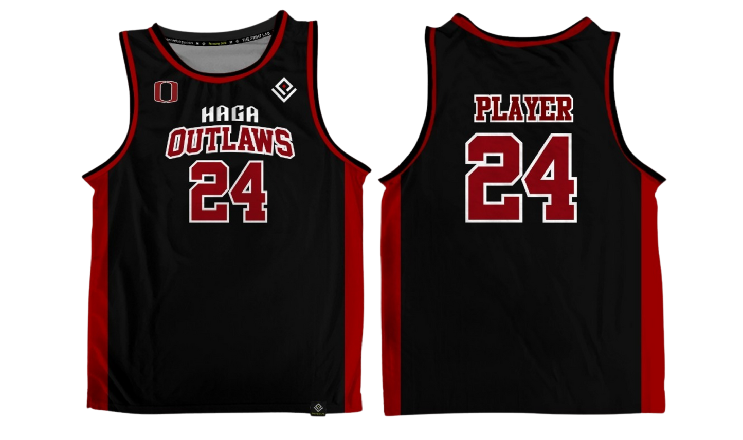 HAGA OUTLAWS Sublimated Men's Tank Top (Black)