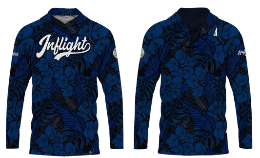 UNITED INFLIGHT Sublimated Men's Long Sleeve with Hood