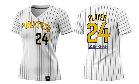 PIRATES Sublimated Women's V-neck T-shirt