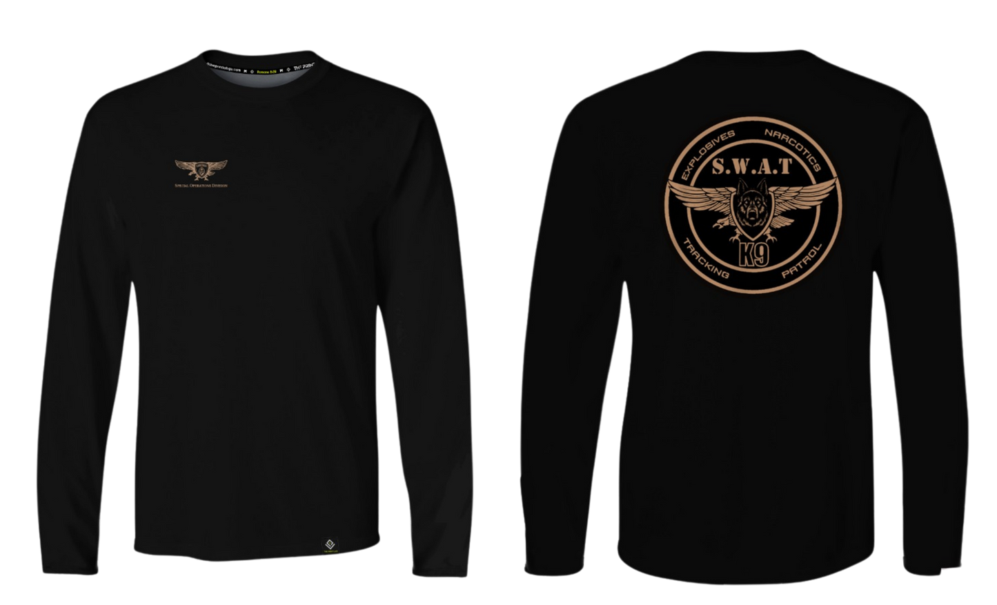 GUAM POLICE DEPT. Sublimated Men's Long Sleeve (SWAT-K9)