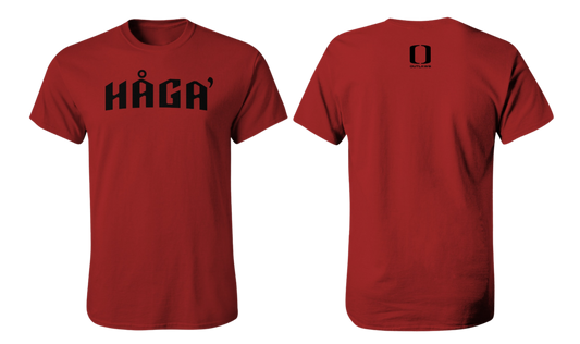 HAGA OUTLAWS Screen Print T-shirt (Haga Black Design)
