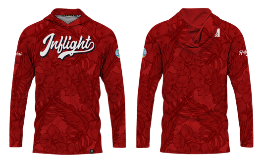 UNITED INFLIGHT Sublimated Men's Long Sleeve with Hood