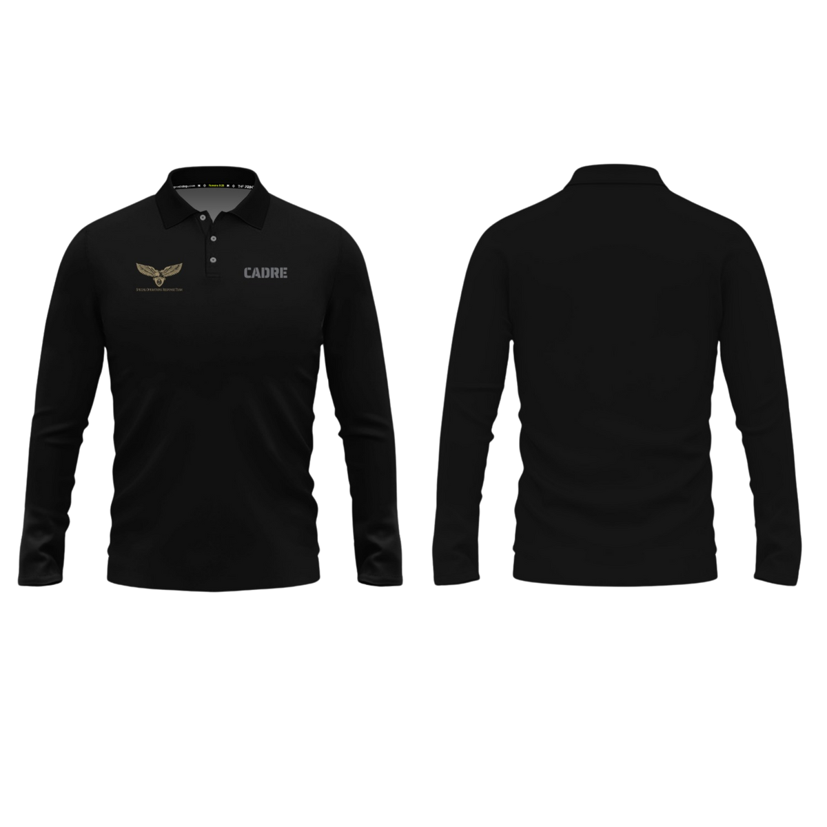 CORRECTIONS Sublimated Long Sleeve Polo (SORT)