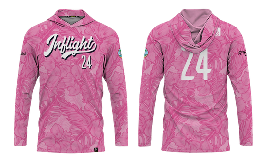 UNITED INFLIGHT Sublimated Men's Long Sleeve with Hood