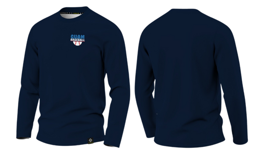 GUAM LITTLE LEAGUE Sublimated Men's Long Sleeve (Crest Logo - Blue)